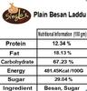 Singla Sweets Plain besan laddu and patisa burfi 200g combo pack of 2 view 2