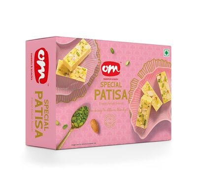 Om Sweets & Snacks | Patisa 250 gm | Pack of 1