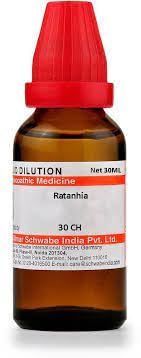 Dr. Willmar Schwabe India Ratanhia 30CH | 30ML (Pack of 2)