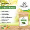 100% Organic Wheat Grass, Organic Wheatgrass Powder for Energy, Immunity Support & Detoxification - (100g Veg Powder) view 4