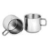 RSINC Stainless Steel Shaving Bowl | Shaving Bowl with Handle | Shaving Mug New Stainless Steel Metal Shaving Soap Mug | Bowl Cup Shaver Razor Cleansing Foam Tool for Man | 80 ml | T view 4