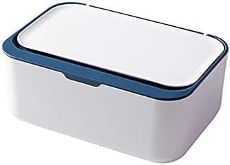 Sakar Portable Wet Wipe Tissue Holder Box with Lid - On-the-Go Convenience for Instant Refreshment Premium, Elegant and Convenient Dispenser for Home or Office Use