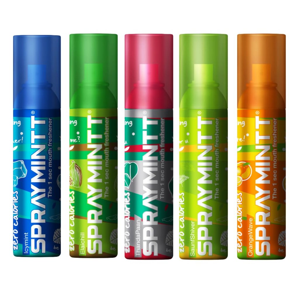 Spraymintt Special Valentine's Day Gift Combo | Mukhwas | Breath Freshener|Oral Hygiene | Gift Box | Romantic Gift Pack For - Him | Her | Wife | Husband | Girlfriend | Boyfriend | Couple | Gift Set for Kiss Day, Anniversary, Birthday | Mouth Freshene