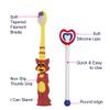 E - Buddies Tooth brush and Tongue cleaner with travel capsule holder,for Baby Kids Flexible design special for kids soft bristle Oral care tool combo.Pack of 4 (Color as per Avaibility) view 4