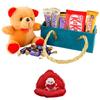 SFU E Com Amazing Chocolate Hamper With Cute Teddy | Valentine Gift Combo With Heart Teddy Bear | Valentine Chocolate Gift For Boy Friend, Girl Friend, Fiance, Husband, Wife | 245 view 1