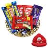 SFU E Com 12 Pieces Sweet Chocolate With Wonderfull Golden Tray | Valentine Gift Combo With Heart Teddy Bear | Valentine Chocolate Gift For Boy Friend, Girl Friend, Fiance, Husband, Wife | 174 view 1