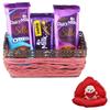 SFU E Com Cadbury Crackle & Silk Chocolate Gift Pack | Valentine Gift Combo With Heart Teddy Bear | Valentine Chocolate Gift For Boy Friend, Girl Friend, Fiance, Husband, Wife | 772 view 1