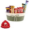 SFU E Com Beautiful Festival Chocolate Gift Hamper | Valentine Gift Combo With Heart Teddy Bear | Valentine Chocolate Gift For Boy Friend, Girl Friend, Fiance, Husband, Wife | 329 view 1