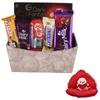 SFU E Com Chocolate Bakset Hamper | Valentine Gift Combo With Heart Teddy Bear | Valentine Chocolate Gift For Boy Friend, Girl Friend, Fiance, Husband, Wife | 864 view 1