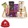 SFU E Com Beautiful Chocolate Combo With Wooden Basket Hamper | Valentine Gift Combo With Heart Teddy Bear | Valentine Chocolate Gift For Boy Friend, Girl Friend, Fiance, Husband, Wife | 536 view 1