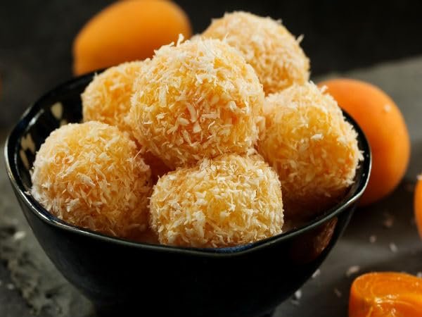 Avyukta Mango Chocolate Coconut Laddu (450gm, White Chocolate))