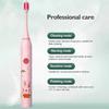 US1984 Sonic Electric Tooth Brush For Adults and Kids With 5 Modes, 3 Brush Heads, Rechargeable Electric Toothbrush, 2 Minute Timer, IPX7 Waterproof, Lasting Up To 30 Days, Power Toothbrush (Pink) view 4