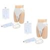 4000 Ml Urine Collector Bag Breathable Adjustable Reusable Spill Proof Urinal Incontinence Complete Set For Elderly Men/Patient - Pack 2 (2000Ml*2) - Clear view 1