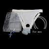4000 Ml Urine Collector Bag Breathable Adjustable Reusable Spill Proof Urinal Incontinence Complete Set For Elderly Men/Patient - Pack 2 (2000Ml*2) - Clear view 3