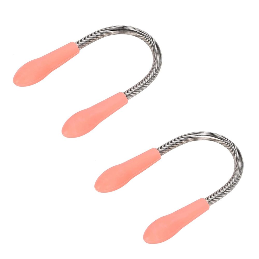 ERZA Facial Hair Remover Spring for Women & Men Face, Chin, Cheek, Eyebrow, Mustache, Upper Lip Hair Remover Spring Epilator Threading Tool, Smooth Finish, Remove Unwanted Hair, Pack of 2