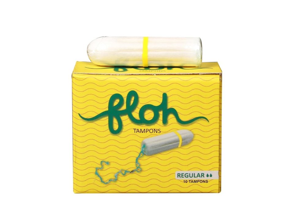 FLOH Tampons For Regular Menstrual flow,10 pcs | Tampons For Swimming | Regular absorption, Safe, Soft & Comfortable, Stain-free periods, Rash-free, Prevents odour, FDA approved |