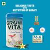 GrowVita Growth Ka Naya Formula  Nutritious Vanilla Malt Milk Drink with Malted Barley, Milk & Cocoa Enriched with Essential Vitamins & Minerals for Kids & Adults (500g) view 3