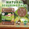 Coco Loco Coconut Scrub Pad | Natural Coir Stitched Scrubber for Kitchen, Utensils, Dishes | Eco-Friendly Coir Bath & Body Scrub pad | Pack of 5 view 2