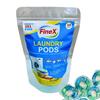 FineX Laundry Pods - 28 Count Monthly Pack (14 Pods X 2 Packets) - No Detergent Powder/Liquid and Mess view 3