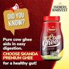 Skanda Premium Desi Cow Ghee 1L, Fresh Curd-Churned, Rich in Healthy Fats,Made with Traditional Bilona Method, Pure & Authentic Cow Ghee view 2