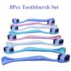 9UP Soft Toothbrush With 2 in 1 Tongue Cleaner Tool | Sensitive & Gums Soft Bristle Manual Toothbrush For Adults With Storage Box (Pack Of 8pcs) view 2