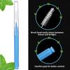 Patelai 100 Pieces Braces Brush for Cleaner Interdental Brush Toothpick Dental Tooth Flossing Head Oral Dental Hygiene Flosser Toothpick Cleaners Tooth Cleaning Tool (Classic) view 3