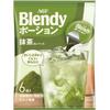 AGF Blendy Potion Matcha au Lait Base 6 Pieces Inside | Pack of 2 | Made in Japan view 1