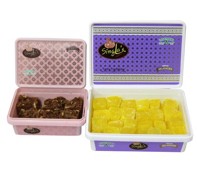 Singla Sweets Dodha Burfi 200g and Kesar Petha 500g