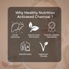 Healthy Nutrition - Just for the Health of it Activated Charcoal -500 Mg Veg 90 Capsules Support Bowel Detoxification for Men & Women view 4