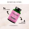 Jain Femitab 500mg,90 Capsules | Ayurvedic supplement for women | Supports Hormonal Balance | Promotes Vitality and Strength view 3
