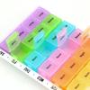 AASAISH New Weekly Pill Organizer (3-Times-A-Day Plus Backup New), 7 Day Pill Box, Portable Travel Prescription & Medication Pill Case, Vitamin Fish Oil Compartments Container (3-Time-Backup New) view 2