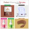 Dr honey hair removal DARK CHOCOLATE wax strips, knife, heater (after oil 30ml pre gel 30ml) Soothing and Nourishing 592gm view 4