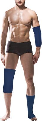 AUM ENTERPRISE Hot & Cold Therapy Flexible Ice Packs Cold Therapy Compression Sleeve Reusable Gel Pack for Injury Cold Wrap for Knee Calf Elbow Pack Of 2
