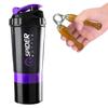 (2024 New) Combo Shaker Bottle With Wooden Gripper | Shakers For Protein Shake Bottle Gym Shaker Bottle Shaker Bottles For Protein Shake Gym Protein Shaker Bottle For Gym combo(Purple) view 1