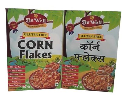 Bewell - Gluten Free Corn Flakes 400gx2 | Dairy Free Corn | 100% Vegan Corn | Yeast Free | Zero Cholesterol