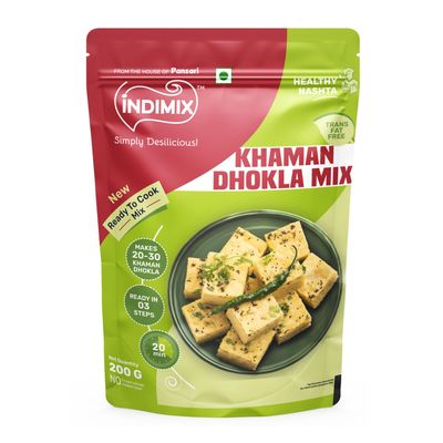 INDIMIX Ready to Cook Khaman Dhokla 200 g (from The House of Pansari)