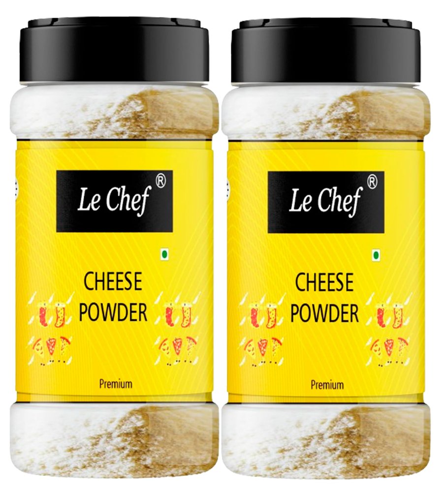 Le Chef Premium White Cheddar Cheese Powder 75 gm x 2 | Combo Pack Of 2