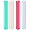 ERZA Toothbrush Travel Case | Portable Dust-Proof Breathable Toothbrush Holder | Clear Toothbrush Storage Container for Travel, Camping, School, Business Trip & Home Use, Random Color, Pack of 4 view 1