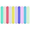 ERZA Toothbrush Travel Case, Dust-Proof Portable Breathable Travel Clear Toothbrush Holder for Traveling, Camping, Home, School, Business, Toothbrush Travel Container, Random Color, Pack of 10 view 1