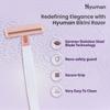 Hyuman Bikini Razor For Women- Pack Of 3 |Intimate care | German Nano-Precision Technology Blade| Secure Grip Stainless steel | No Cuts | Safe & Hygienic | For Irritation-Free Shaving of Bikini Line view 3