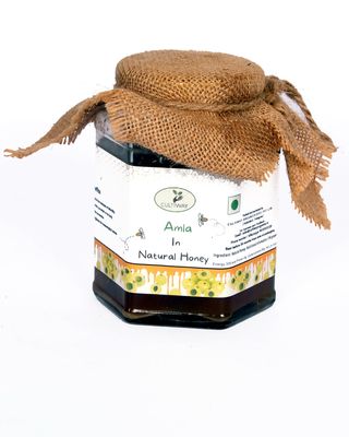 CULTIWAY ORGANICS Dried Sugar Free Amla Candy|Export Quality Aamla| Low Processed Amla|Sugar Free|Natural|No Preservative|No Artificial Colour Used (Amla) 500 gram (Free 80 gram Natural Honey jar)