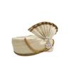 PRIYAKANT SAFAWALA Men's Traditional Wedding Collection Dupion Handcrafted Safa (Pheta/Pagdi/Turban) for Wedding and Engagement Use It (Off White, Free Size, Adjustable Velcro System) view 2