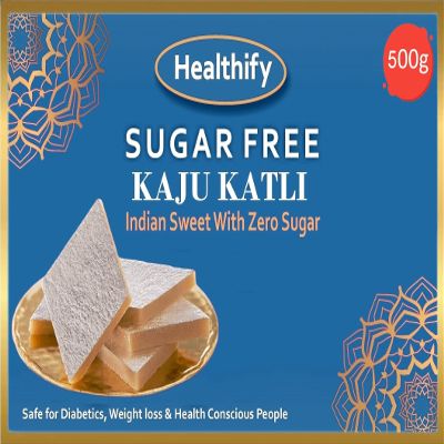 Healthify Sugar Free Premium Kaju Katli(500g)