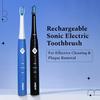 Perfora Rechargeable Electric Toothbrush 3 Brush Heads 30000 Vibrations Smart Indicative Bristles 3 Modes 2 Year Warranty Electric Brush,Electric Toothbrush For Men,Women&Kids Royal Black,1 Count view 2