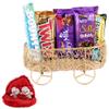 SFU E Com Combo Of Chocolate And Basket | Valentine Gift Combo With Pair Heart Teddy Bear | Valentine Chocolate Gift For Boy Friend, Girl Friend, Fiance, Husband, Wife | 626 view 1