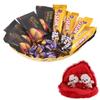 SFU E Com Cadbury 5Star And Dark Fantasy Chocolate Gift Hamper | Valentine Gift Combo With Pair Heart Teddy Bear | Valentine Chocolate Gift For Boy Friend, Girl Friend, Fiance, Husband, Wife | 1094 view 1
