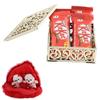 SFU E Com Kitkat Chocolate Gift Hamper | Valentine Gift Combo With Pair Heart Teddy Bear | Valentine Chocolate Gift For Boy Friend, Girl Friend, Fiance, Husband, Wife | 1111 view 1