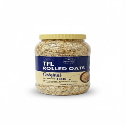 TFL(The Food's Life) Premium Golden Rolled Oats (High-fiber Breakfast Cereal/Use for Baking, Granola and Oatmeals/Rich in Beta Glucans) 1 Kg