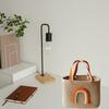 JASMEY HOMES Jute Lunch Bag for Office | Picnic Basket | Tote Handbag for Lunch Box, watter Bottle - Orange view 4