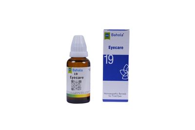 Bahola Eyecare 30ml Drops | Digital Eye Strain Solution | Dry Eye Relief | Eye Fatigue Relief | Headache from Eye Strain | Supports Eye Health | Homoeopathic Eye Remedy, Pack of 1